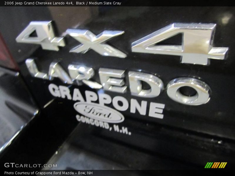 Black / Medium Slate Gray 2006 Jeep Grand Cherokee Laredo 4x4