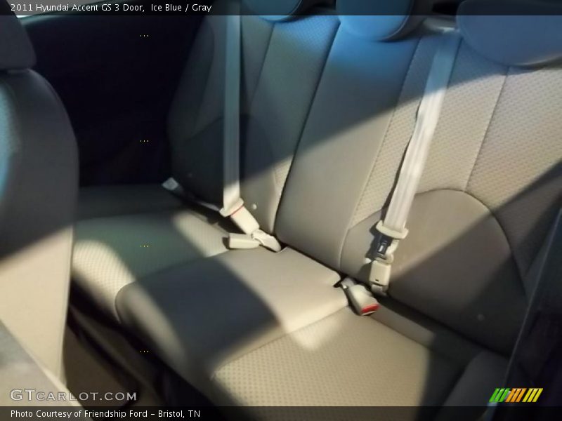Ice Blue / Gray 2011 Hyundai Accent GS 3 Door