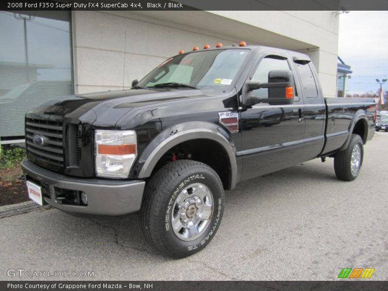 Black / Black 2008 Ford F350 Super Duty FX4 SuperCab 4x4