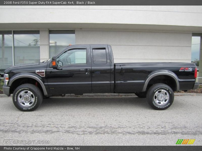 Black / Black 2008 Ford F350 Super Duty FX4 SuperCab 4x4