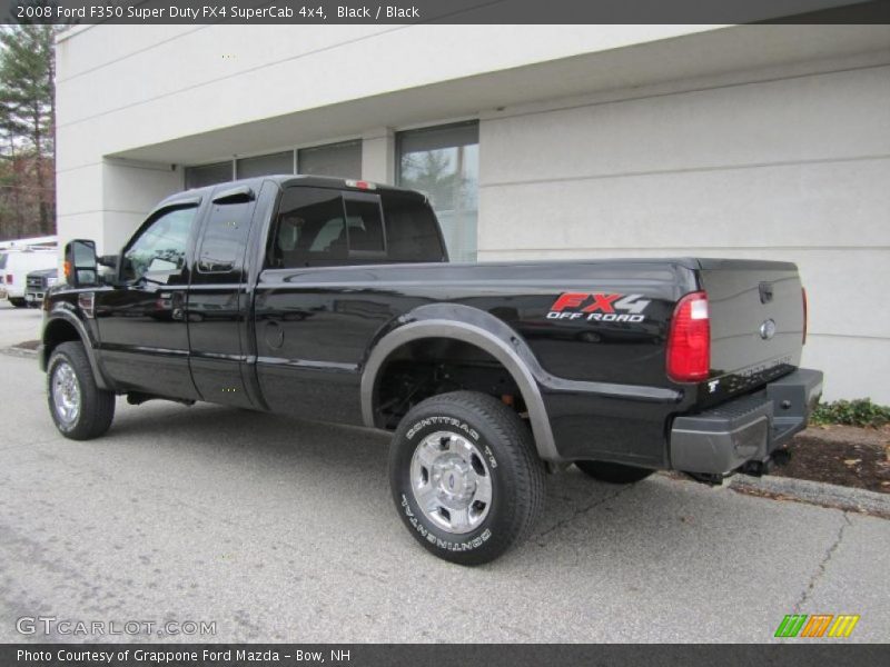 Black / Black 2008 Ford F350 Super Duty FX4 SuperCab 4x4