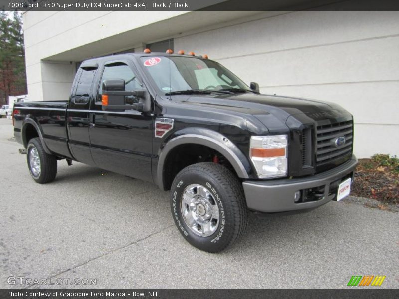 Black / Black 2008 Ford F350 Super Duty FX4 SuperCab 4x4