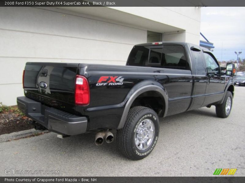 Black / Black 2008 Ford F350 Super Duty FX4 SuperCab 4x4