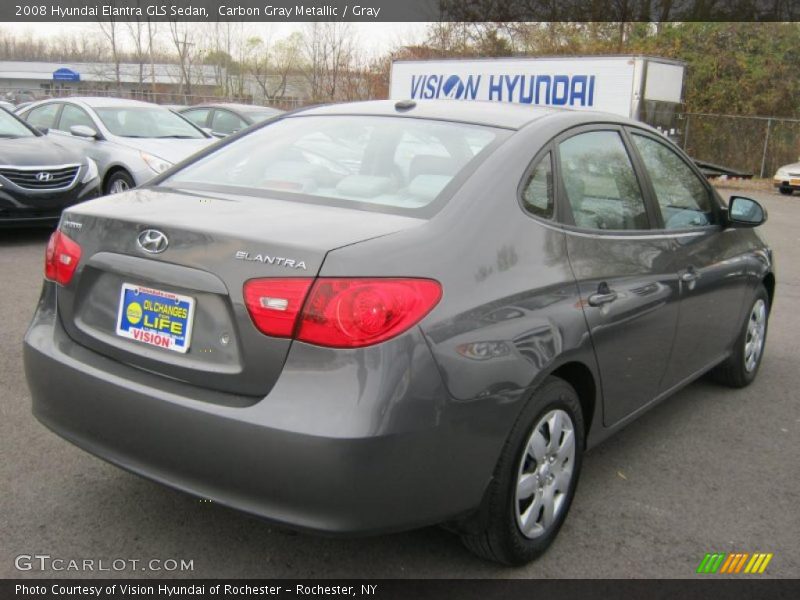 Carbon Gray Metallic / Gray 2008 Hyundai Elantra GLS Sedan