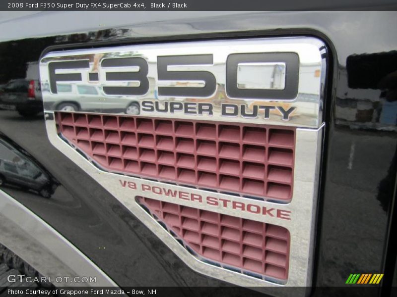Black / Black 2008 Ford F350 Super Duty FX4 SuperCab 4x4