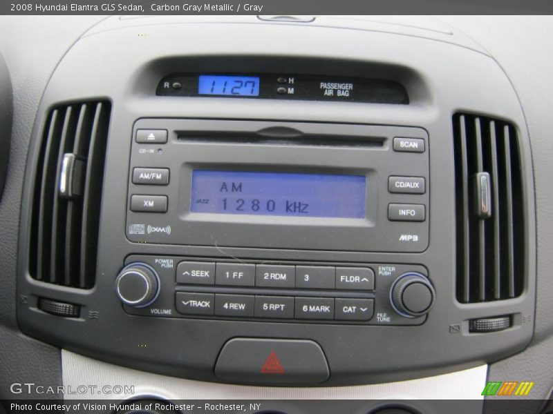 Carbon Gray Metallic / Gray 2008 Hyundai Elantra GLS Sedan