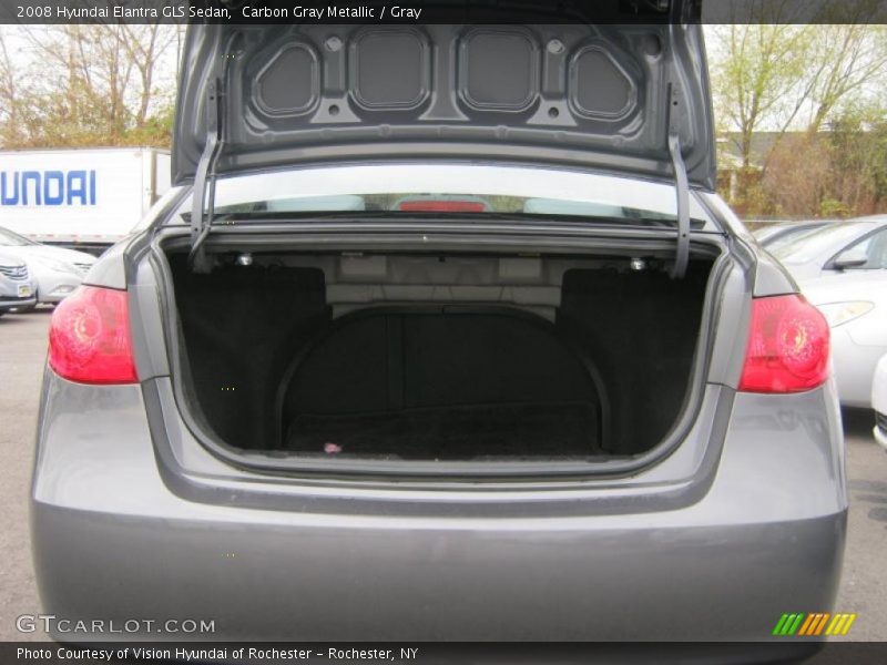 Carbon Gray Metallic / Gray 2008 Hyundai Elantra GLS Sedan
