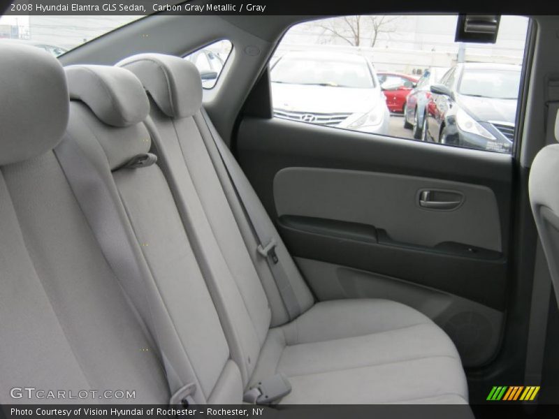 Carbon Gray Metallic / Gray 2008 Hyundai Elantra GLS Sedan