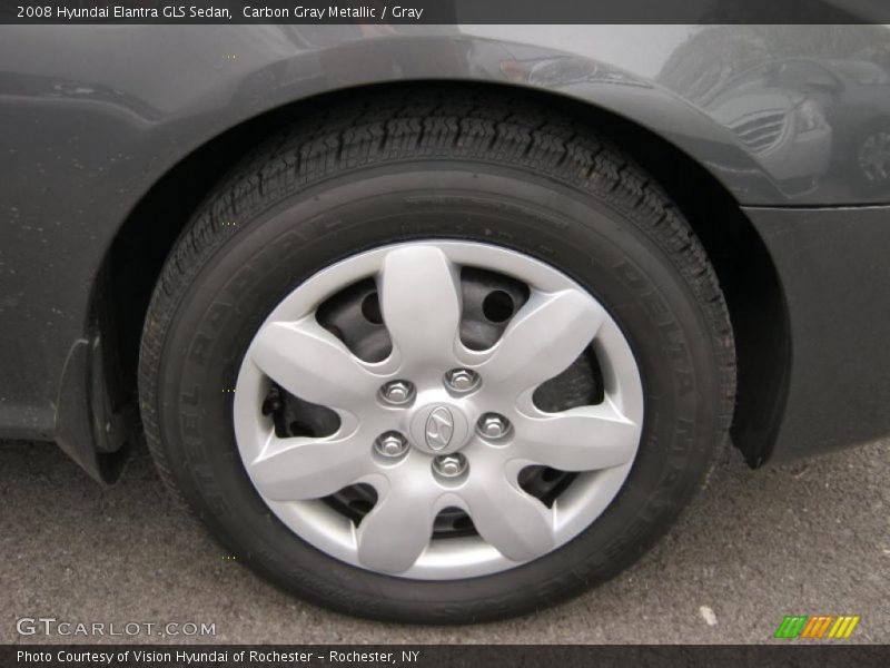 Carbon Gray Metallic / Gray 2008 Hyundai Elantra GLS Sedan