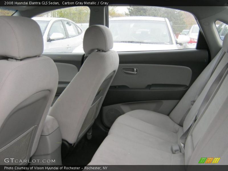 Carbon Gray Metallic / Gray 2008 Hyundai Elantra GLS Sedan