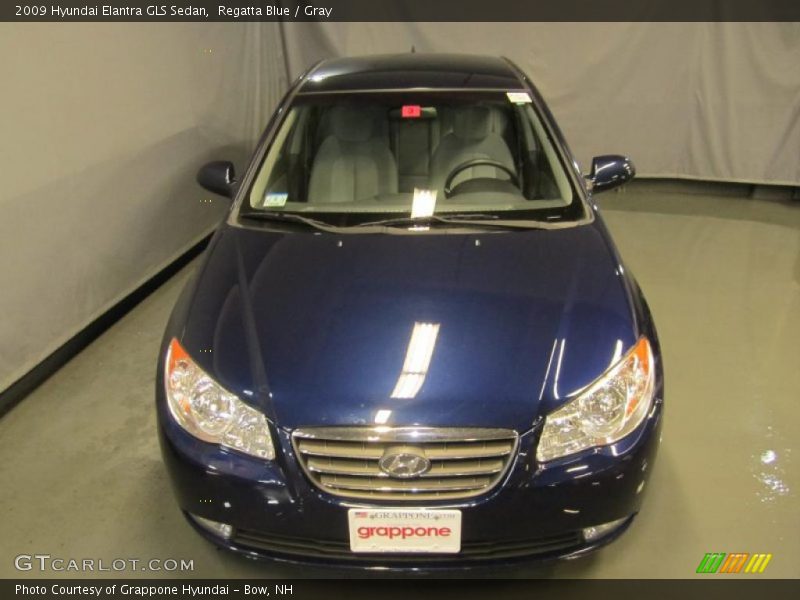 Regatta Blue / Gray 2009 Hyundai Elantra GLS Sedan