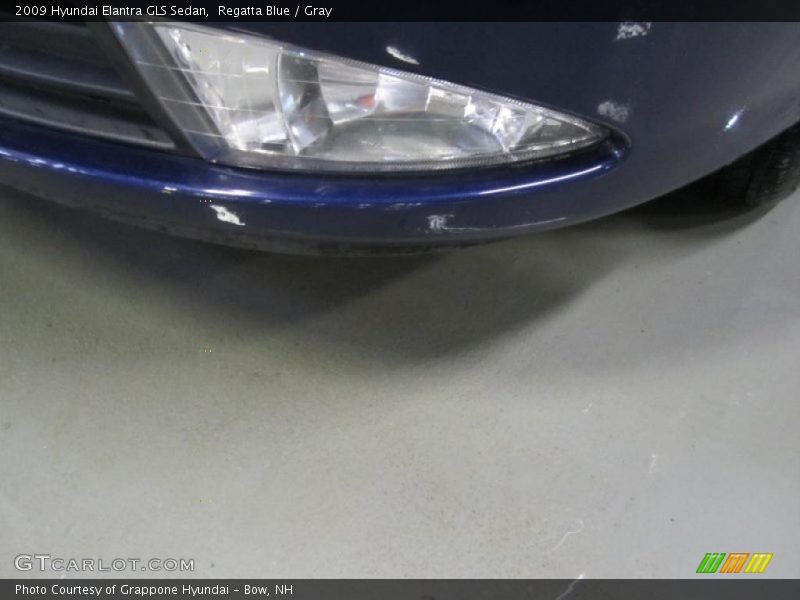 Regatta Blue / Gray 2009 Hyundai Elantra GLS Sedan
