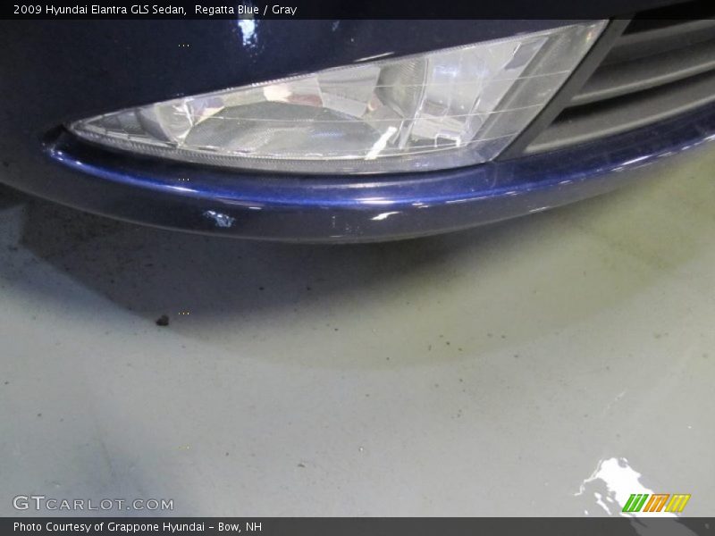 Regatta Blue / Gray 2009 Hyundai Elantra GLS Sedan