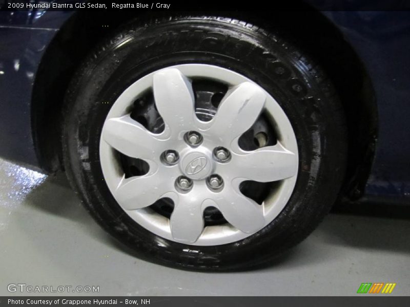 Regatta Blue / Gray 2009 Hyundai Elantra GLS Sedan