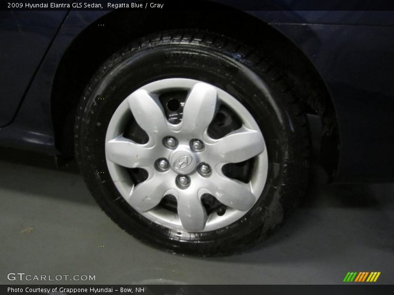Regatta Blue / Gray 2009 Hyundai Elantra GLS Sedan