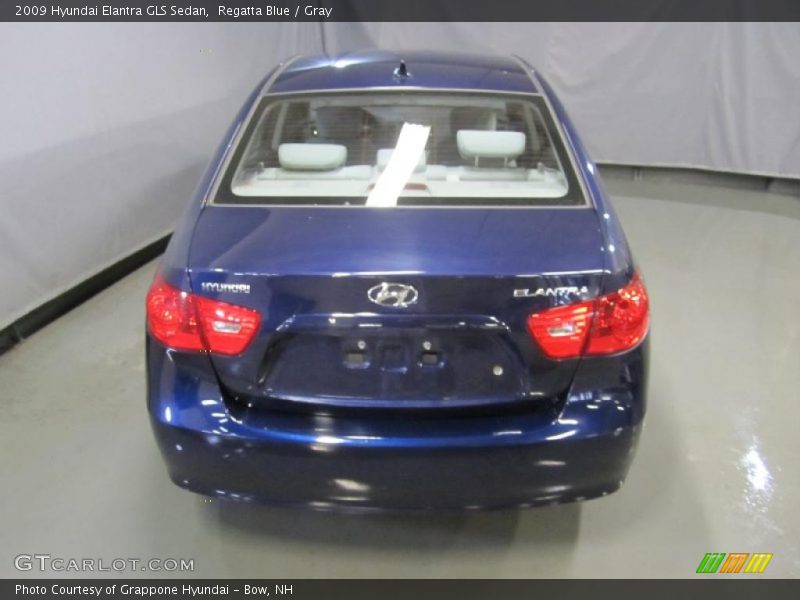 Regatta Blue / Gray 2009 Hyundai Elantra GLS Sedan