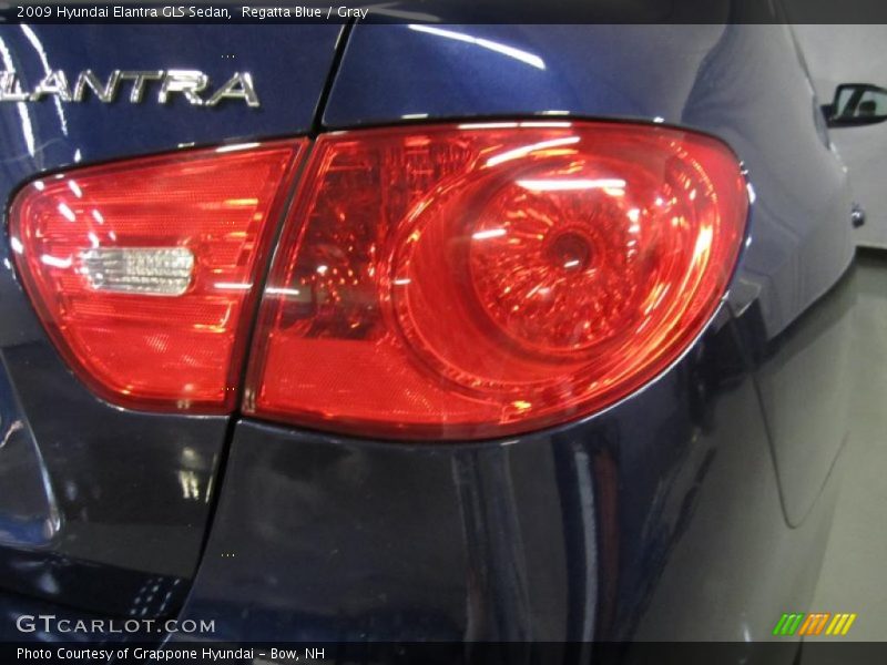 Regatta Blue / Gray 2009 Hyundai Elantra GLS Sedan