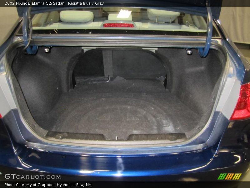 Regatta Blue / Gray 2009 Hyundai Elantra GLS Sedan