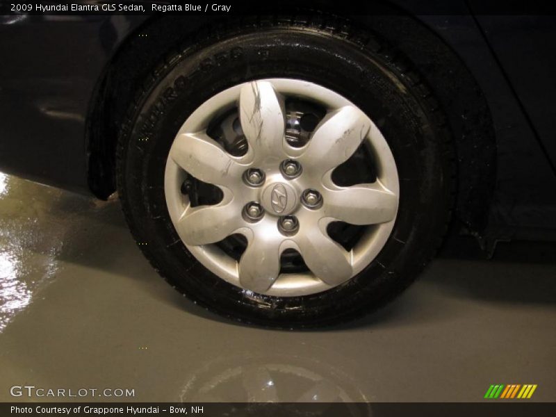 Regatta Blue / Gray 2009 Hyundai Elantra GLS Sedan
