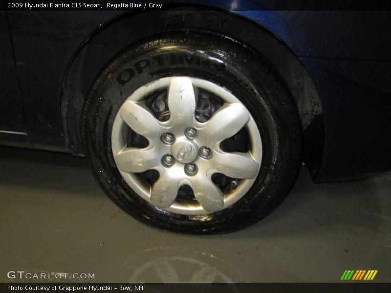 Regatta Blue / Gray 2009 Hyundai Elantra GLS Sedan
