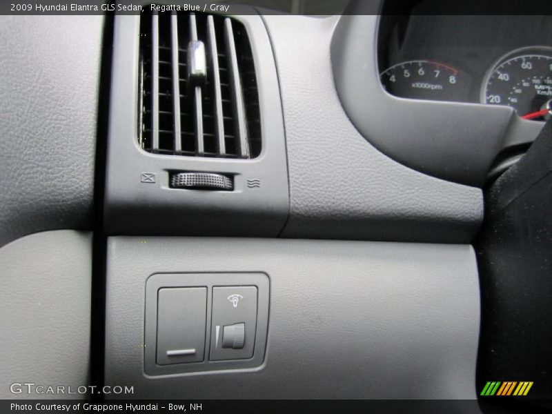 Regatta Blue / Gray 2009 Hyundai Elantra GLS Sedan