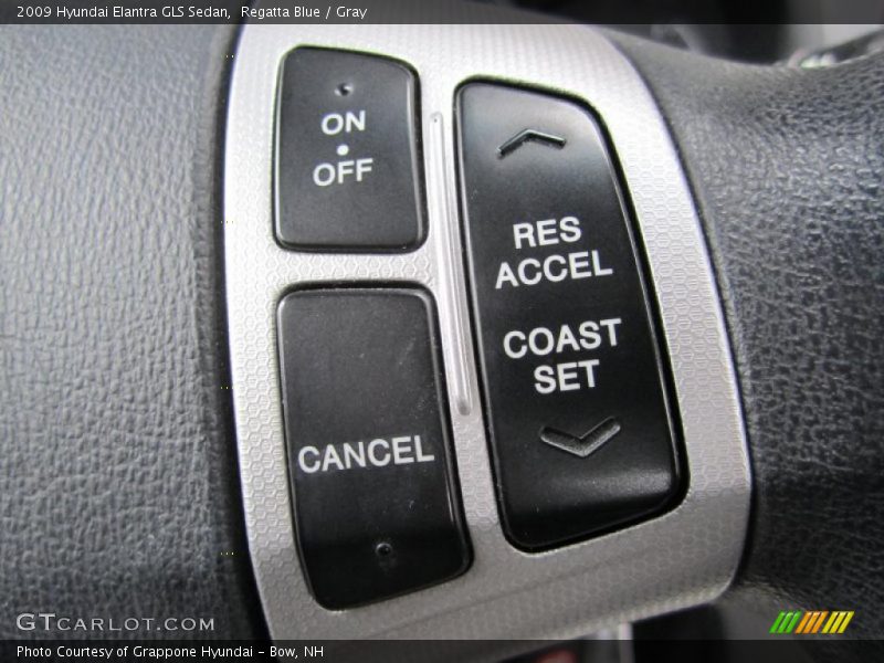 Regatta Blue / Gray 2009 Hyundai Elantra GLS Sedan