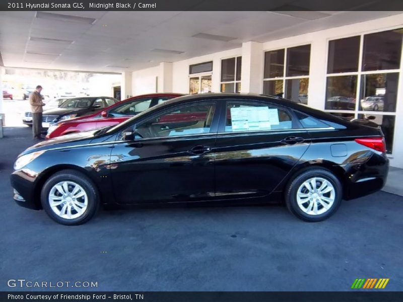 Midnight Black / Camel 2011 Hyundai Sonata GLS