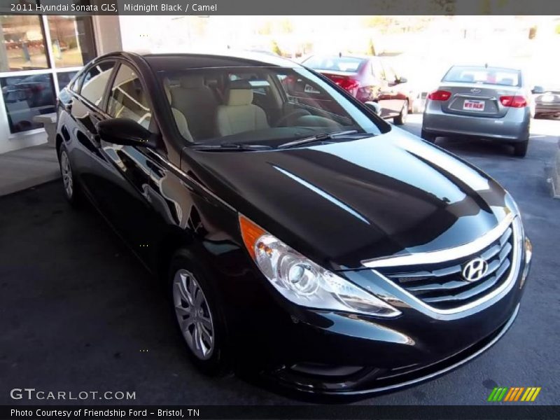 Midnight Black / Camel 2011 Hyundai Sonata GLS