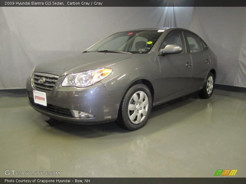 Carbon Gray / Gray 2009 Hyundai Elantra GLS Sedan
