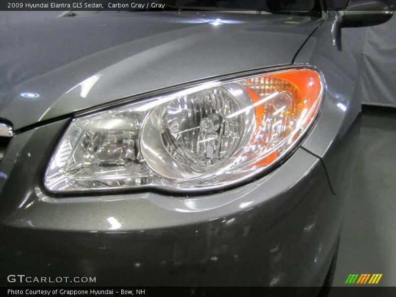 Carbon Gray / Gray 2009 Hyundai Elantra GLS Sedan