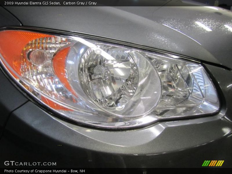 Carbon Gray / Gray 2009 Hyundai Elantra GLS Sedan