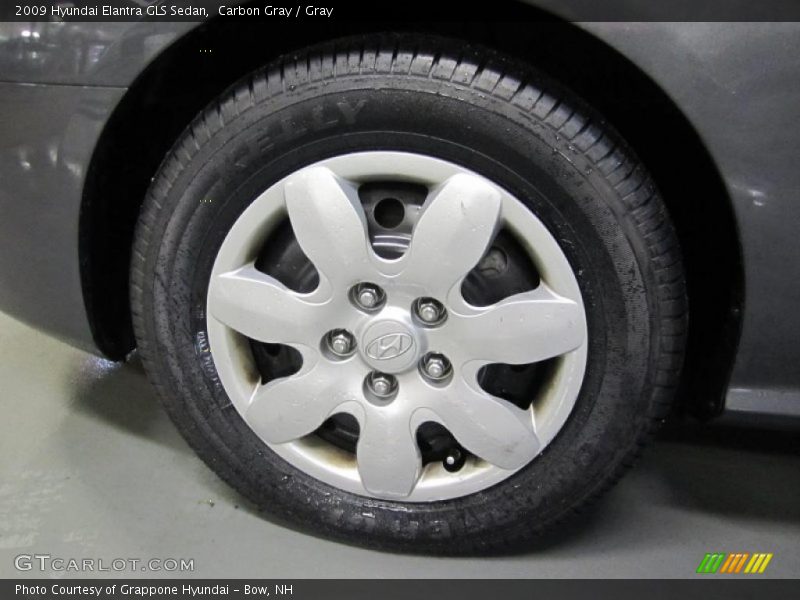 Carbon Gray / Gray 2009 Hyundai Elantra GLS Sedan