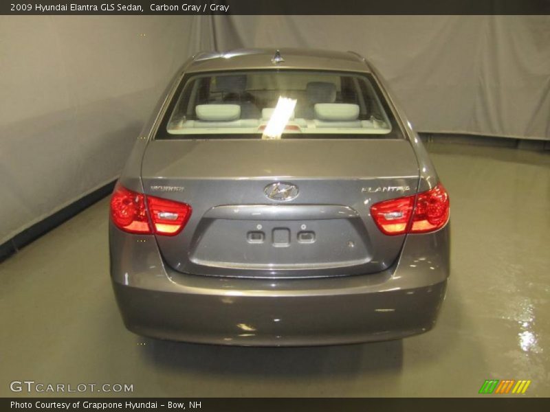 Carbon Gray / Gray 2009 Hyundai Elantra GLS Sedan