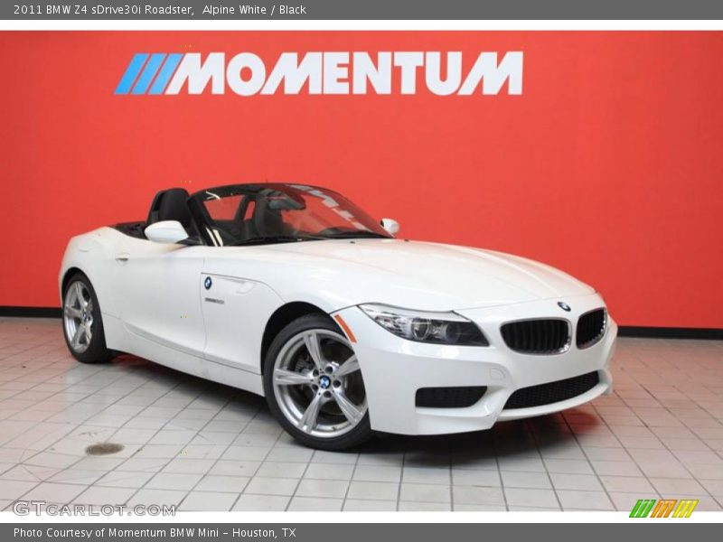 Alpine White / Black 2011 BMW Z4 sDrive30i Roadster