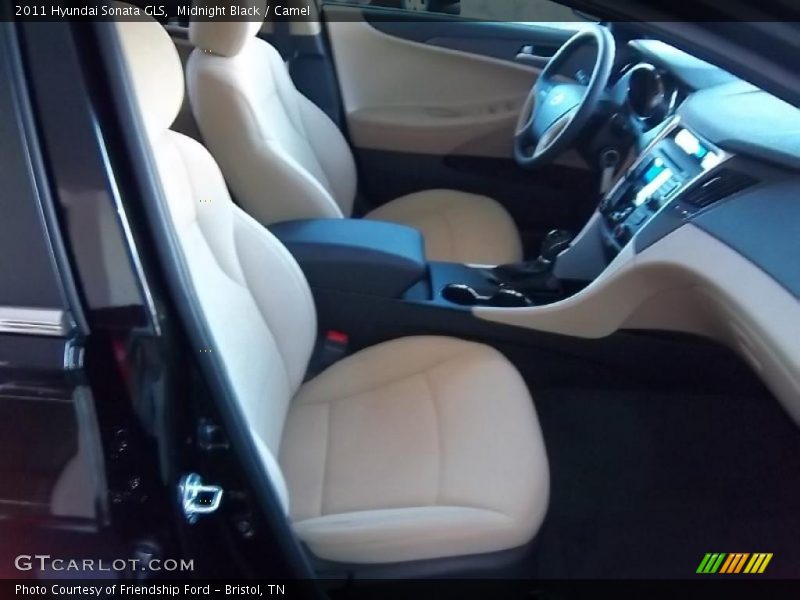 Midnight Black / Camel 2011 Hyundai Sonata GLS