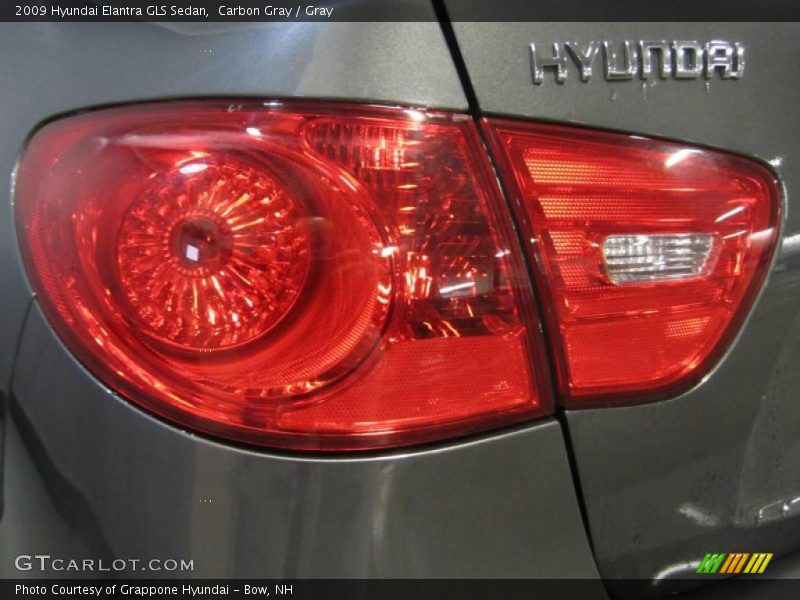 Carbon Gray / Gray 2009 Hyundai Elantra GLS Sedan