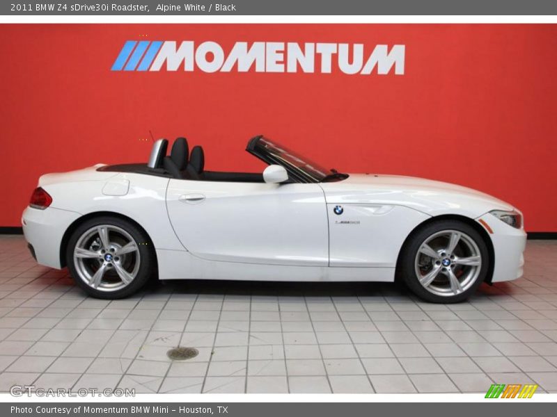 Alpine White / Black 2011 BMW Z4 sDrive30i Roadster