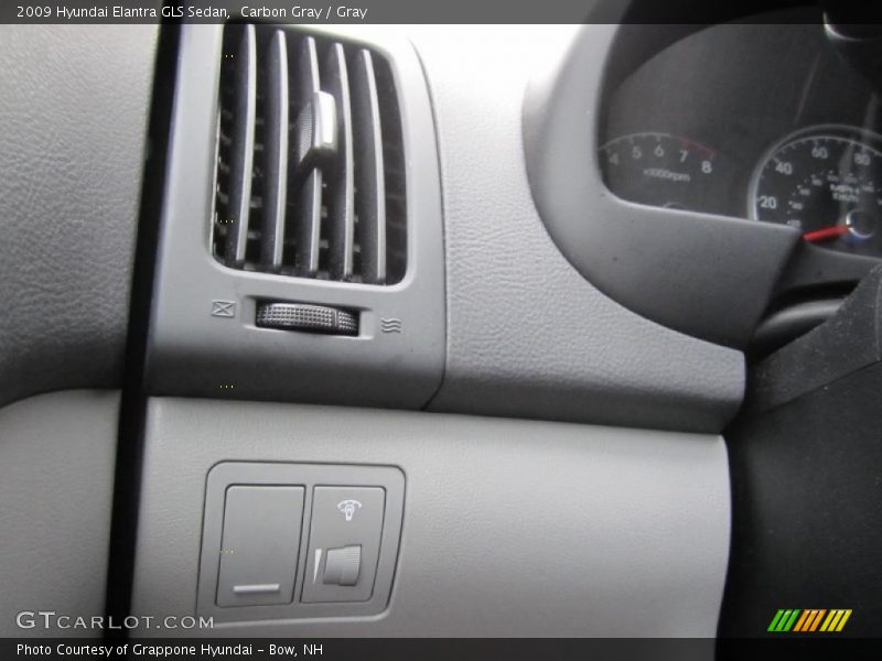 Carbon Gray / Gray 2009 Hyundai Elantra GLS Sedan