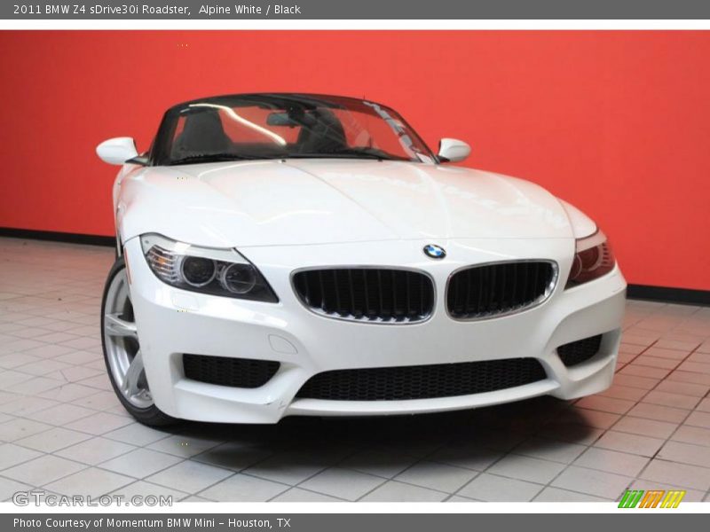 Alpine White / Black 2011 BMW Z4 sDrive30i Roadster