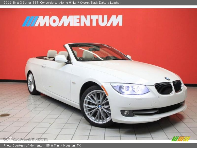 Alpine White / Oyster/Black Dakota Leather 2011 BMW 3 Series 335i Convertible