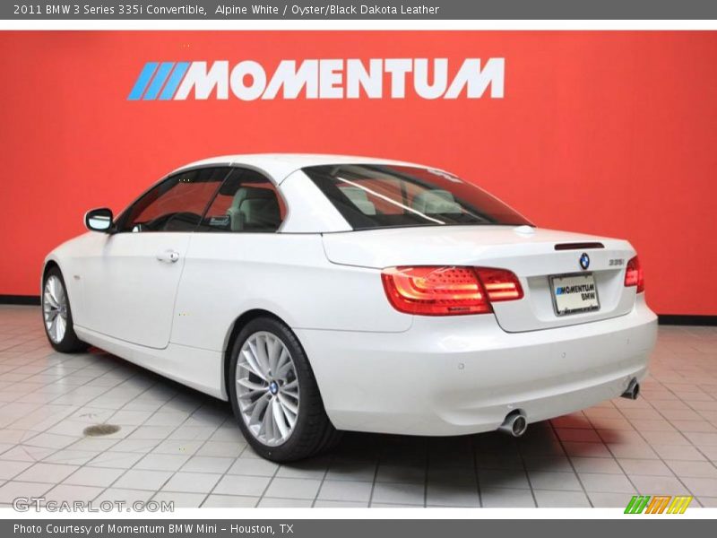 Alpine White / Oyster/Black Dakota Leather 2011 BMW 3 Series 335i Convertible