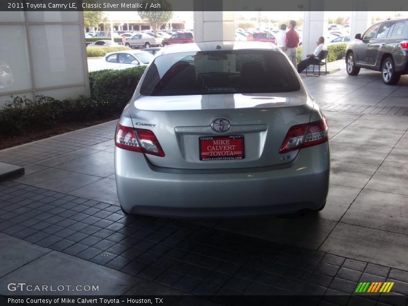 Classic Silver Metallic / Ash 2011 Toyota Camry LE