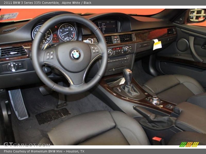 Black Interior - 2011 3 Series 335i Convertible 