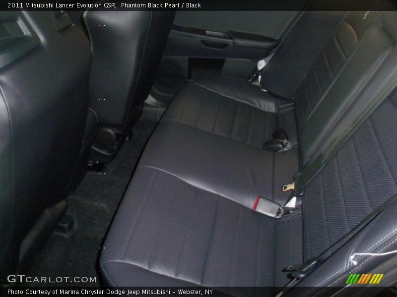 Phantom Black Pearl / Black 2011 Mitsubishi Lancer Evolution GSR