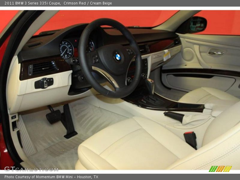 Cream Beige Interior - 2011 3 Series 335i Coupe 