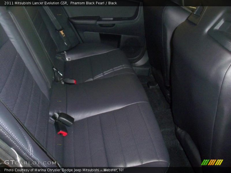 Phantom Black Pearl / Black 2011 Mitsubishi Lancer Evolution GSR