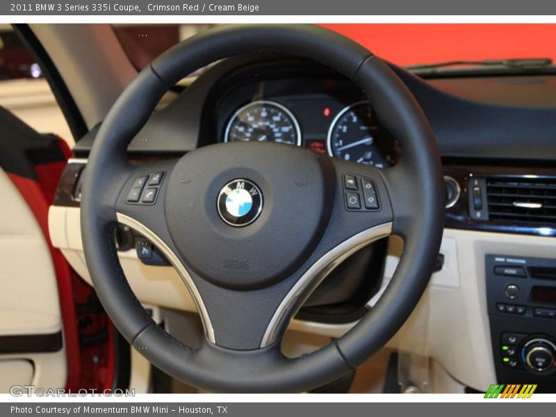 Crimson Red / Cream Beige 2011 BMW 3 Series 335i Coupe