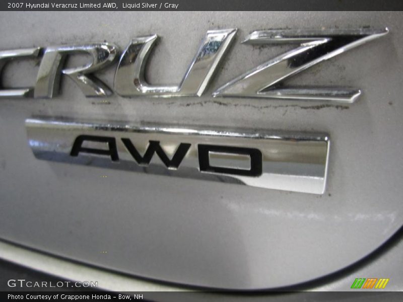 Liquid Silver / Gray 2007 Hyundai Veracruz Limited AWD