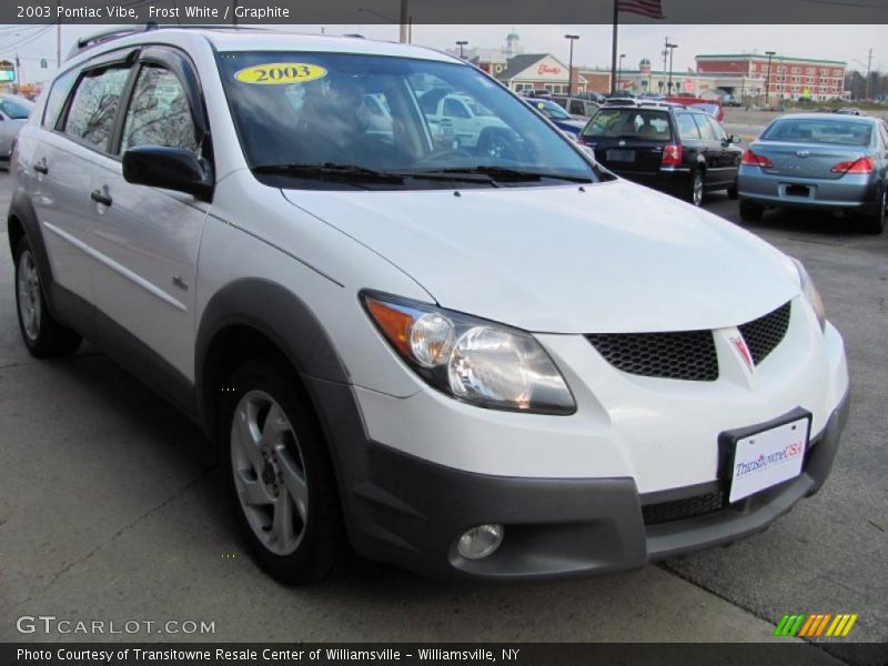 Frost White / Graphite 2003 Pontiac Vibe