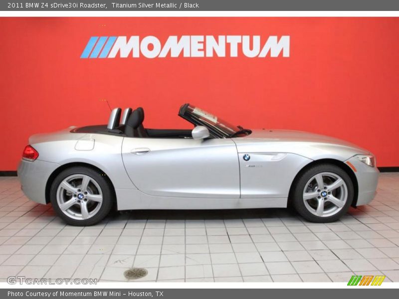 Titanium Silver Metallic / Black 2011 BMW Z4 sDrive30i Roadster